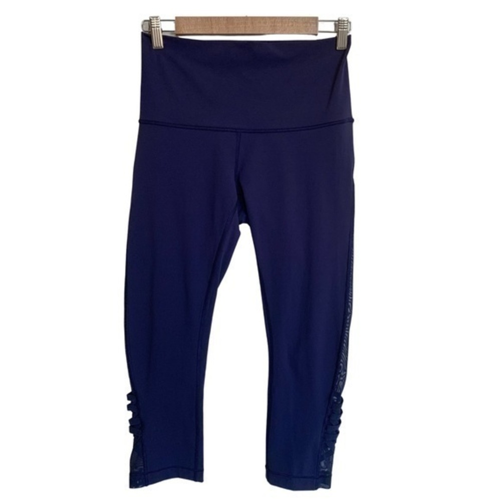 LULULEMON Minimalist Crop Hero Blue Size 8 - Picture 2 of 16